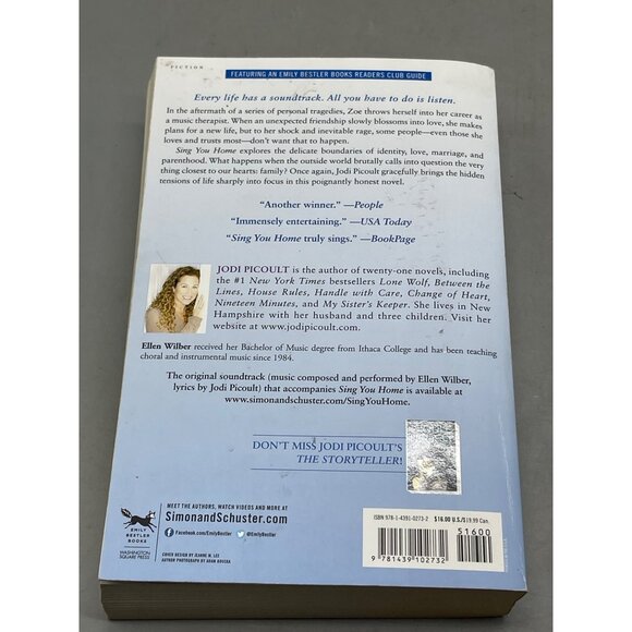 Sing you home book Jodi Picoult paperback copyright 2011 English READ - Picture 4 of 6